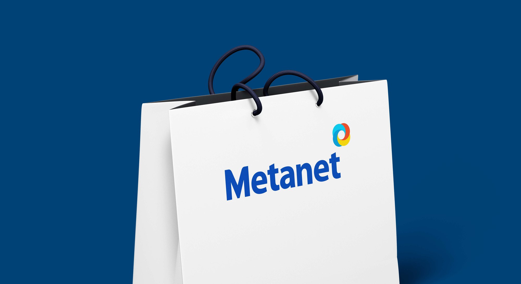 메타넷 쇼핑백- 가로